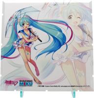 Dioramansion 150 Decorative Parts Racing Miku 2019 Pit Optional Panel Thai Ver. - thumbnail