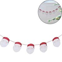 Ginger Ray slinger met kerstman 2 m | 10 stuks - thumbnail