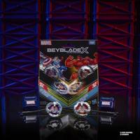Beyblade X Multipack Top Captain America 4-70GB vs. Red Hulk 1-80R, vanaf 8 jaar - thumbnail