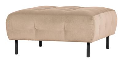 WOOOD Hocker 'Lloyd' Velvet, kleur Sea Salt