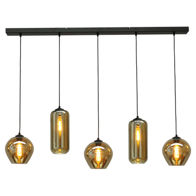 Masterlight Glazen eetkamer hanglampQuinto 5 - 2261-05-130-5-05-35