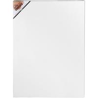 Creativ Company Canvas, d: 1.6 cm, afm 60x80 cm, 360 gr, wit, 5 stuk/ 1 doos - thumbnail