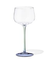 HEMA Wijnglas 230ml glas groen met blauw (multi) - thumbnail