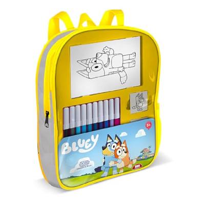 Multiprint Bluey rugzak met stempels en viltstiften Multiprint Bluey rugzak met stempels en viltstiften