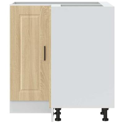 Keuken hoekonderkast "Porto" bewerkt hout sonoma eikenkleurig Keuken hoekonderkast "Porto" bewerkt hout sonoma eikenkleurig