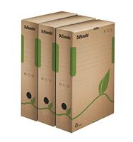 Esselte Opbergdoos 623916 80 mm x 327 mm x 233 mm Golfkarton Naturel-bruin 1 stuk(s) - thumbnail