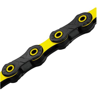 KMC fietsketting dlc 12 - 126 schakels (geel/zwart)