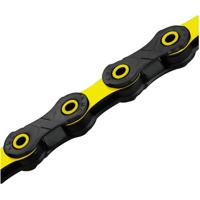 KMC fietsketting dlc 12 - 126 schakels (geel/zwart) - thumbnail