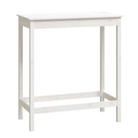 Bartafel 100x50x110 cm massief grenenhout wit - thumbnail