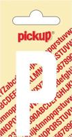 Plakletter Nobel Sticker witte letter P Pickup - Pickup - thumbnail