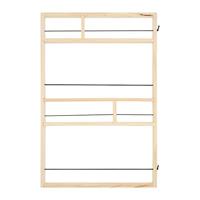 QUVIO Wandrek - 60 x 42 cm - Hout - thumbnail