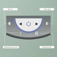 Leitz IQ OptiMax Home Office 225 papiervernietiger Microversnippering 58 dB Grijs, Wit - thumbnail