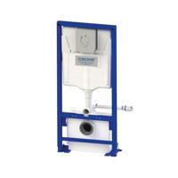 Sanibroyeur Saniwall Pro UP - Grohe inbouwreservoir - tegelbaar - Sanibroyeur vermaler - bedieningspaneel glans chroom wallproupdac - thumbnail