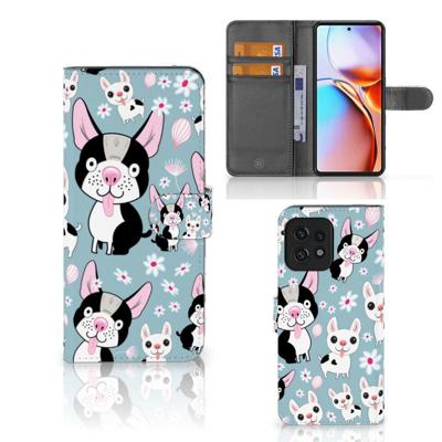 Motorola Edge 40 Pro | Telefoonhoesje | Met pasjeshouder | Hondjes Motorola Edge 40 Pro | Telefoonhoesje | Met pasjeshouder | Hondjes