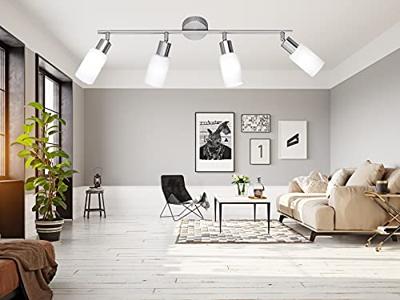 Trio Moderne PlafondlampMars 4-lichts nikkel mat - R80014007