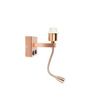 QAZQA Moderne wandlamp koper met flexarm - Brescia Combi - thumbnail