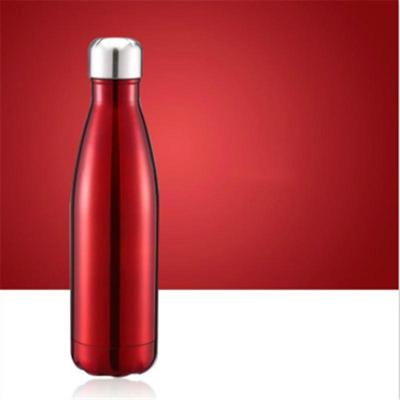 Thermische beker vacuüm kolf warmte waterfles draagbare roestvrijstalen sport ketel capaciteit: 500ml (rood)