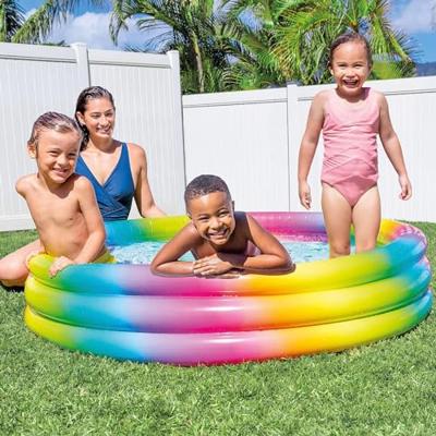 Intex opblaasbaar zwembad rainbow ombre - thumbnail