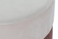 Voetensteun DKD Home Decor Roze Gouden Metaal Fluweel 48 x 48 x 47 cm - thumbnail