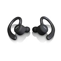 Lenco EPB-460BK In Ear headset Bluetooth Zwart Headset, Oorbeugel, Bestand tegen zweet Sport - thumbnail