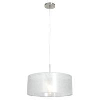 Steinhauer HanglampStresa met 50cm zilvergrijze kap - 9887ST - thumbnail