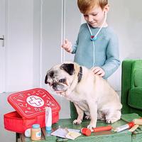 New Classic Toys dokterskoffer - rood - thumbnail