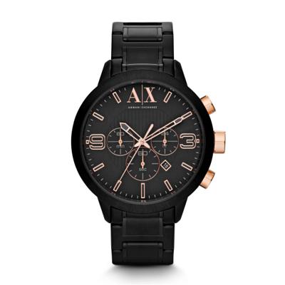 Armani Bandschakels AX1350 - Staal - (2 stuks) Armani Bandschakels AX1350 - Staal - (2 stuks)