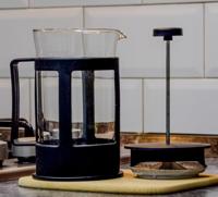 Theepot Kinvara SW8120 Zwart Transparant 600 ml Piston - 8430852868855 - thumbnail