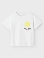 Name it zomer t-shirt jongens - wit - Nkmfome - thumbnail