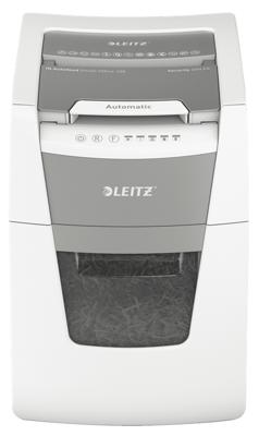 Leitz 80110000 papiervernietiger Kruisversnippering 55 dB 22 cm Grijs, Wit Leitz 80110000 papiervernietiger Kruisversnippering 55 dB 22 cm Grijs, Wit