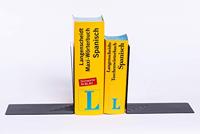 MAUL boekensteun metaal 14X8.5x14cm set 2 zwart - thumbnail