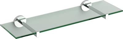 Clou Flat planchet 45x14.2x4.8cm glas Chroom CL/09.02080 Clou Flat planchet 45x14.2x4.8cm glas Chroom CL/09.02080