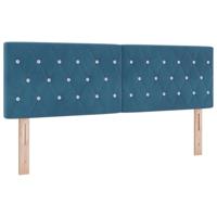 Boxspringbed met donkergrijs fluwelen matras 80x200 cm - thumbnail