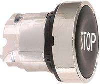 Schneider Electric ZB4BA234 ZB4BA234 Terugstelbaar (Ø) 22 mm STOP Chroom, Zwart 1 stuk(s) - thumbnail