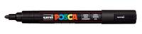 Paintmarker Uni POSCA PC5M medium zwart | 6 stuks - thumbnail