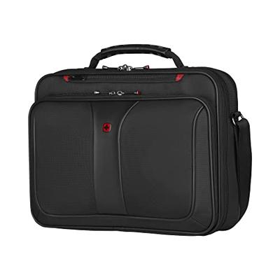 Wenger Legacy Double Gusset Laptoptas Geschikt voor max. (laptop): 40,6 cm (16) Zwart, Grijs Wenger Legacy Double Gusset Laptoptas Geschikt voor max. (laptop): 40,6 cm (16) Zwart, Grijs