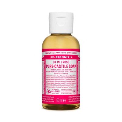 Vloeibare Zeep Dr Bronner's 60 ml Rozen