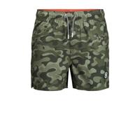 JACK & JONES JEANS INTELLIGENCE zwemshort Maui met camouflageprint groen - thumbnail