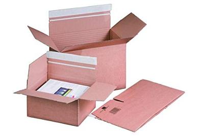 SendProof® Autolockdoos | golfkarton | 310x230x160mm | bruin | 10 stuks