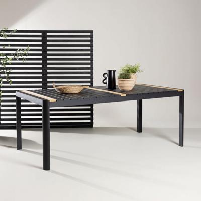 Nohr Tuintafel 'Lynnetta' 200 x 100cm, kleur Zwart