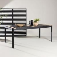 Nohr Tuintafel 'Lynnetta' 200 x 100cm, kleur Zwart - thumbnail