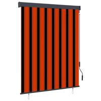 VidaXL Rolgordijn voor buiten 140x250 cm oranje en bruin - thumbnail