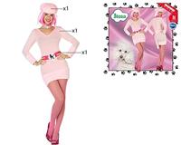 Kostuums voor Volwassenen Th3 Party Roze dieren (2 Onderdelen) Maat M/L - thumbnail