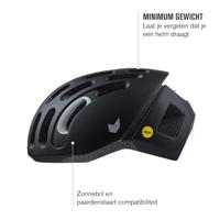Buzaglo Catlike racehelm whisper ii maat m zwart mat - thumbnail
