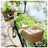 Fietsmand Basil Cento Rattan Look 47 x 34 x 22 cm - bruin - thumbnail