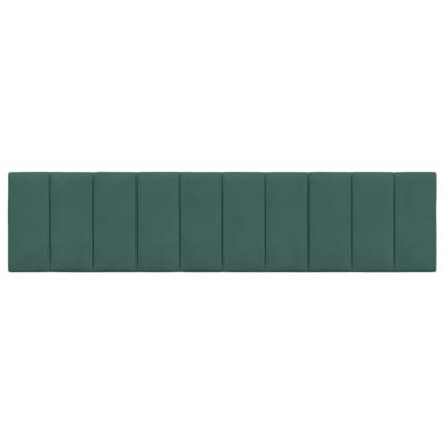 Hoofdbordkussen "Hanko" 200 cm fluweel donkergroen Hoofdbordkussen "Hanko" 200 cm fluweel donkergroen