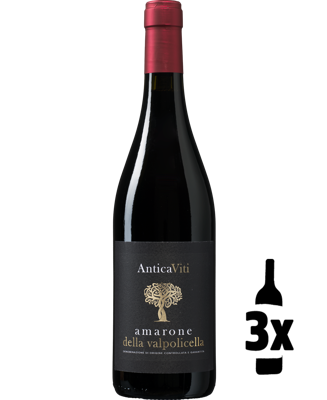 3 flessen Antica Viti Amarone della Valpolicella Probeerpakket