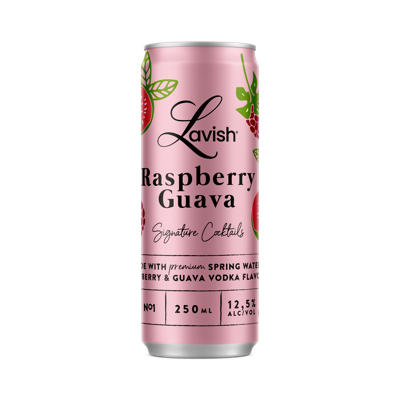 Lavish Raspberry Guava Signature Cocktail - 250ml - 12,5% alc.