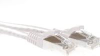 ACT FB6402 SFTP CAT6A Patchkabel Snagless | RJ45 Connectoren | Wit | 2 meter - thumbnail