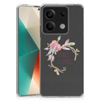 Xiaomi Redmi Note 13 5G Telefoonhoesje met Naam Boho Text - thumbnail